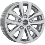 MAK 7x17 5/120 ET55 Silver