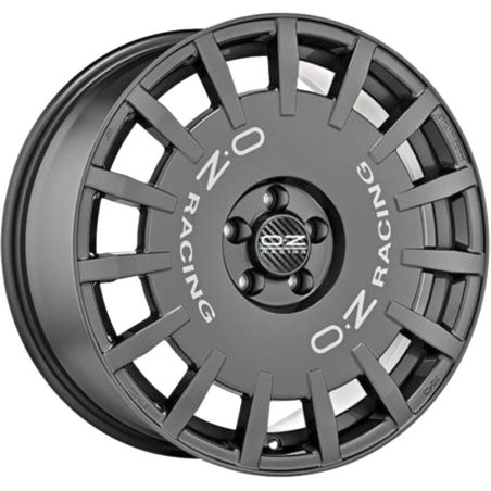 OZ Racing 7x17 5/112 ET35 Dark Graphite Silver Lettering