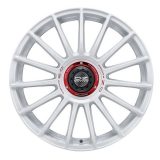 OZ Racing 8x18 5/112 ET48 Race White Red Lettering