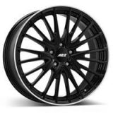 AEZ 8x19 5/112 ET40 Black/polished lip