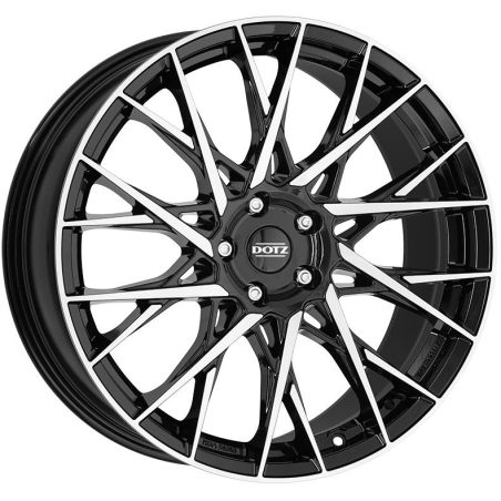 Dotz 7.5x18 5/114.3 ET48 Black/polished