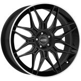 Dotz 10.5x22 5/112 ET20 Black/polished lip
