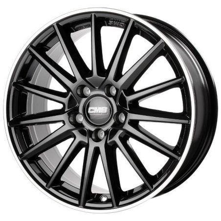 CMS 8x18 5/108 ET48 Diamond Rim Black Gloss