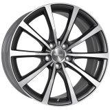 Brock 8.5x20 5/114.3 ET35 Himalaya Grey Voll-Poliert (HGVP)