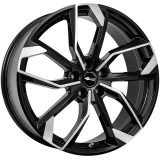 RC Design 7.5x17 5/108 ET50 Schwarz Glanz Voll-Poliert (SGVP)