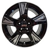 Fondmetal 6.5x16 5/108 ET42 Glossy Black Machined
