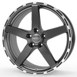 Dotz 9.5x19 5/120 ET40 Gunmetal/polished lip