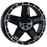 MAK 9x20 6/139.7 ET55 Gloss Black Mirror Ring