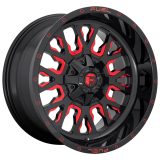 Fuel 10x22 6/139.7 Gloss Black Red Tinted Clear