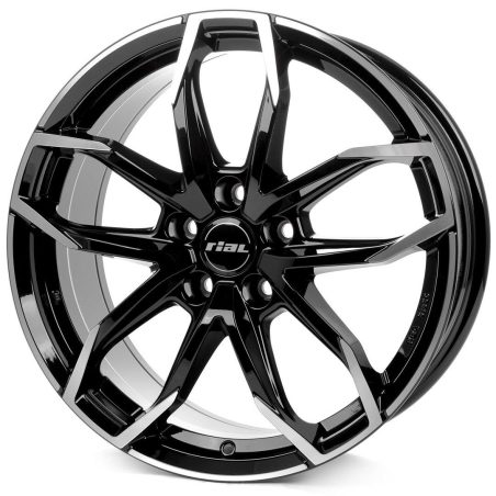 Rial 8x18 5/114.3 ET39 diamond-black frontpolished