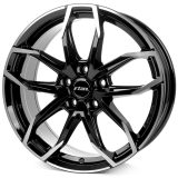 Rial 8x18 5/114.3 ET39 diamond-black frontpolished