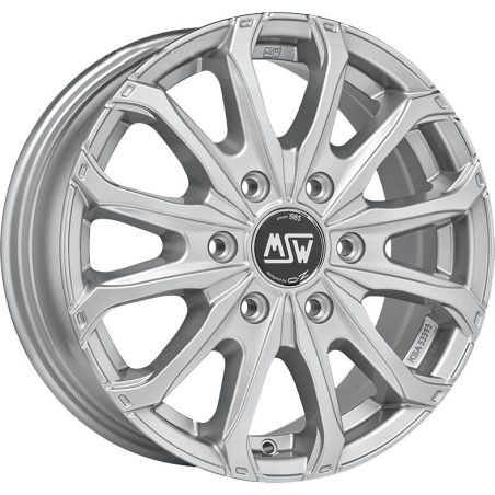 MSW 6.5x16 6/120 ET50 Full Silver