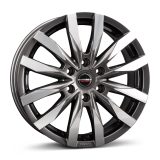 Borbet 6.5x16 6/130 ET62 mistral anthracite glossy polished