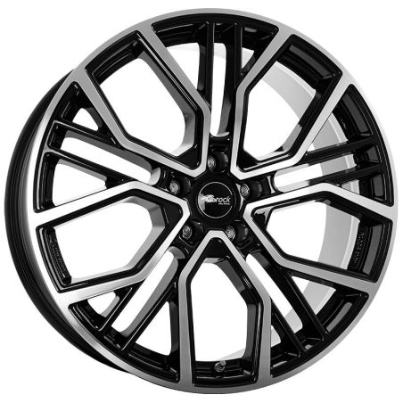 Brock 8.5x20 5/127 ET50 Schwarz Glanz Voll-Poliert (SGVP)