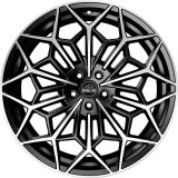 Antera 9.5x22 5/130 ET54 Piano Black Diamond