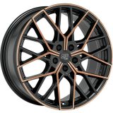 MSW 8x19 5/112 ET45 Matt Black Copper Fp