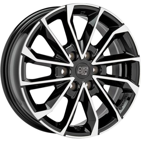 MSW 7.5x19 6/120 ET52 Gloss Black Full Polished