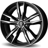 Reds 6.5x16 5/112 ET40 Matt Black polished