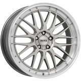 Dotz 8x17 5/100 ET35 Silver/polished lip