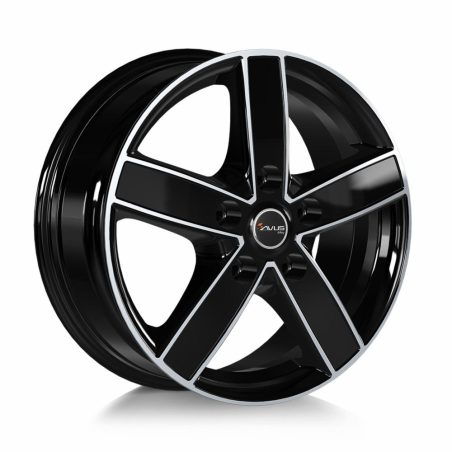 Avus 7x17 5/130 ET62 Black Polished
