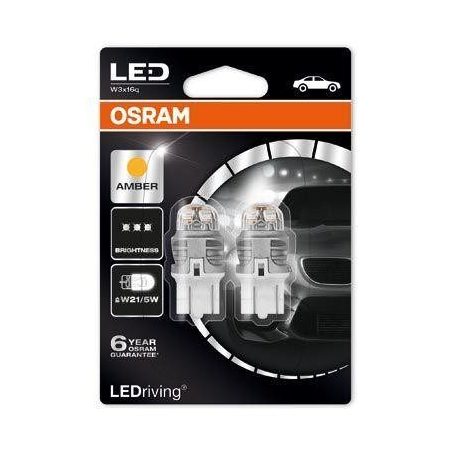 Osram 12 V 1,5 W W3x16D kollane LED Styl 2xblister | HL Autoosad