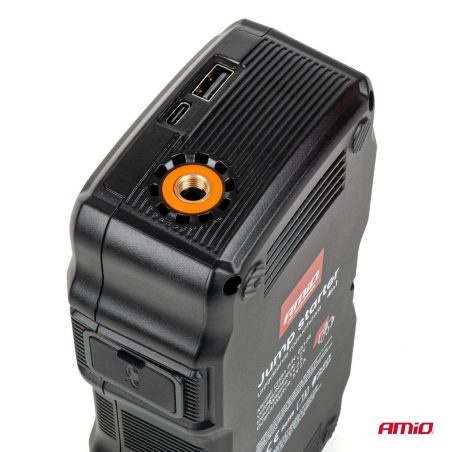 AMiO käivitusabi 4in1 käivitusabi/LED/kompressor/akupank 12 V 17 Ah 900 A 05126