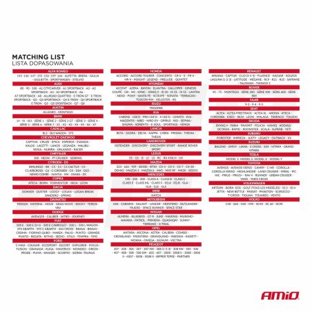 Amio universaalsed autoistmekatted 9-osaline, must/hall | HL Autoosad
