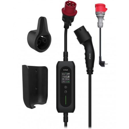 D-Fruit elektriauto laadija Type 2 16 A 11 kW WiFi 5 m + Schuko adapte