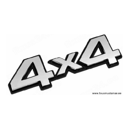 Lampa kroomitud dekoratiivkleebis 4 x 4 | HL Autoosad