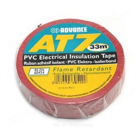 PVC elektriteip punane 15 mm x 10 m | HL Autoosad